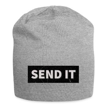 SEND IT Boxlogo - Jersey-Beanie - Grau meliert - Vorne