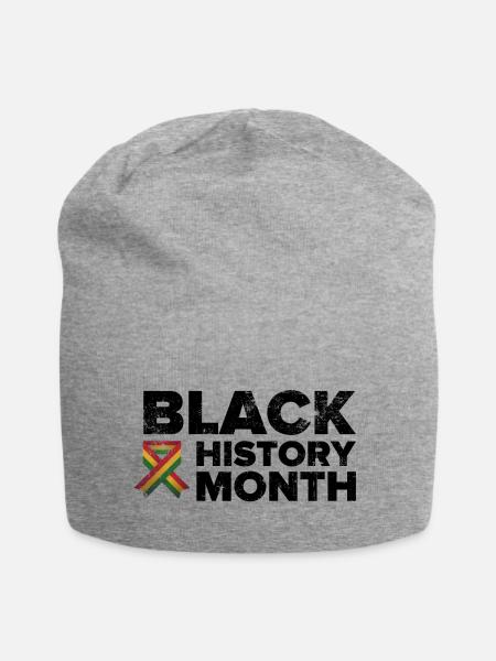 Black History Month - Jersey-Beanie - Grau meliert