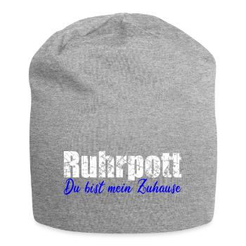 Ruhrpott du bist mein zuhause - Jersey-Beanie - Grau meliert - Vorne