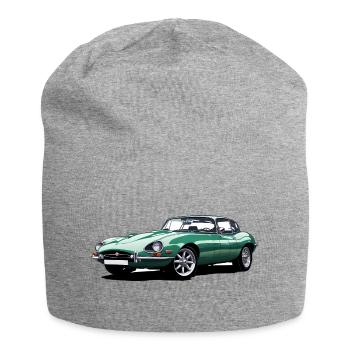 E type jag sketch - Jersey Beanie - heather grey - Front
