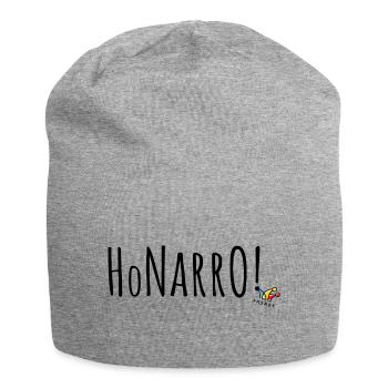 HoNarro Fasnet Fasnacht - Jersey-Beanie - Grau meliert - Vorne