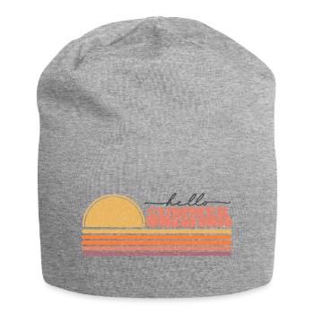Summer - Jersey Beanie - heather grey - Front