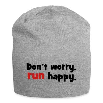 Courir - Bonnet en jersey - gris chiné - Devant