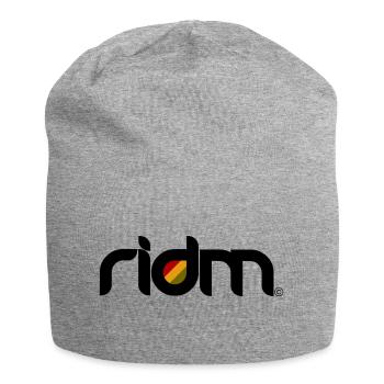 ridm logo - Jersey-Beanie - Grau meliert - Vorne