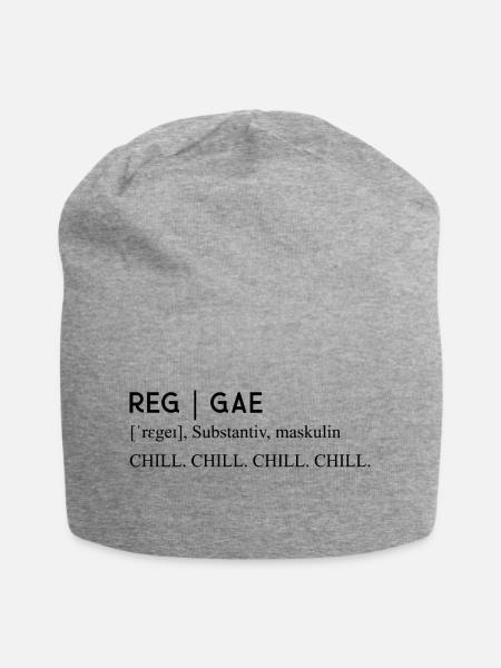 Music Definition Genre Reggae - Jersey-Beanie - Grau meliert