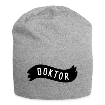 Doktor - Jersey-Beanie - Grau meliert - Vorne
