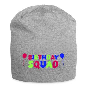 Birthday Squad - Jersey Beanie - heather grey - Front