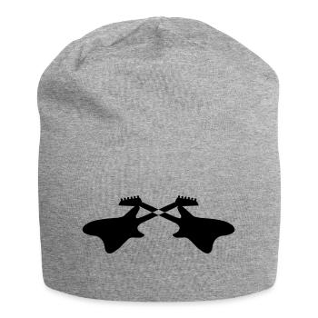 E Guitars 01 - Jersey Beanie - heather grey - Front