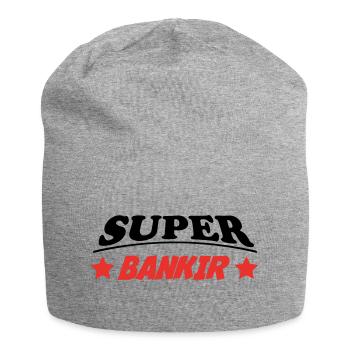 SUPER BANKIR 3888 - Jersey Beanie - heather grey - Front