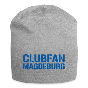 Clubfan Magdebourg Bleu Blanc - Bonnet en jersey - gris chiné - Devant