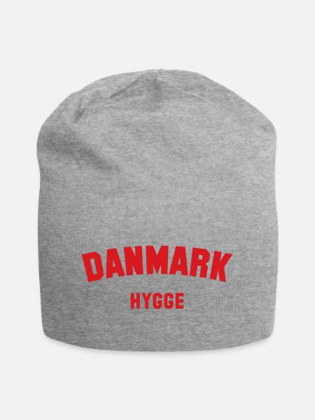 HYGGE Denmark Dänemark - Jersey-Beanie - Grau meliert