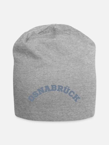 Osnabrück - Jersey-Beanie - Grau meliert