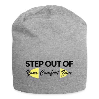 Sortez de votre zone de confort - Bonnet en jersey - gris chiné - Devant
