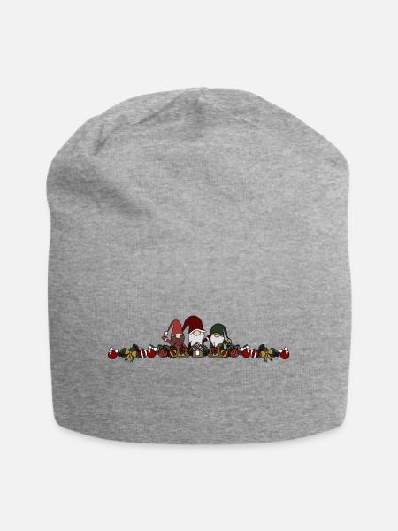 Wichtel - Jersey-Beanie - Grau meliert