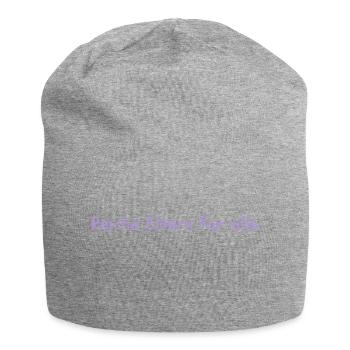Des parents riches pour tous - Bonnet en jersey - gris chiné - Devant
