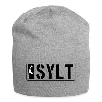 L’île de Sylt - Bonnet en jersey - gris chiné - Devant