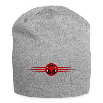 Headphones Music - Jersey Beanie - heather grey - Front