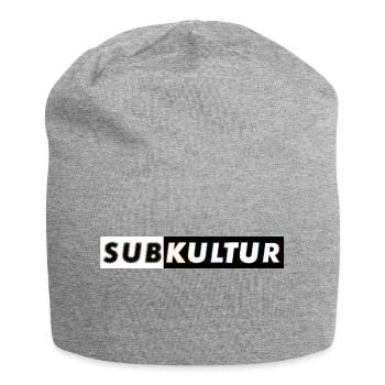 Subkultur Bass Outline - Jersey-Beanie - Grau meliert - Vorne