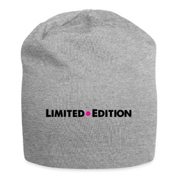 Limited Edition - Jersey Beanie - heather grey - Front
