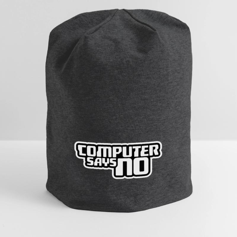 Computer Says No Lustig Programmierer Nerd Technik Jersey-Beanie