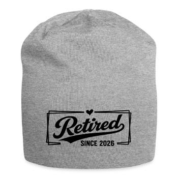 Legendärer ehemaliger Schlagzeuger, der noch im Rhythmus ist - Jersey-Beanie - Grau meliert - Vorne