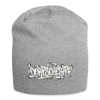 Village Sheriff Graffiti - Jersey Beanie - heather grey - Front