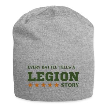 Legion-Schlachtgeschichte - Jersey-Beanie - Grau meliert - Vorne