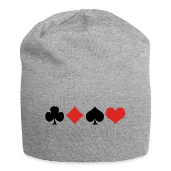 Cards 2 - Bonnet en jersey - gris chiné - Devant