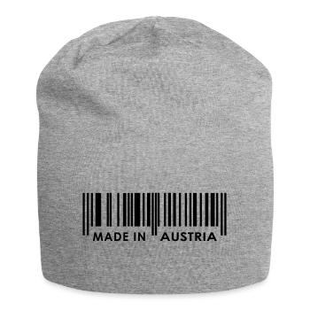 Made in Austria / Autriche - Bonnet en jersey - gris chiné - Devant