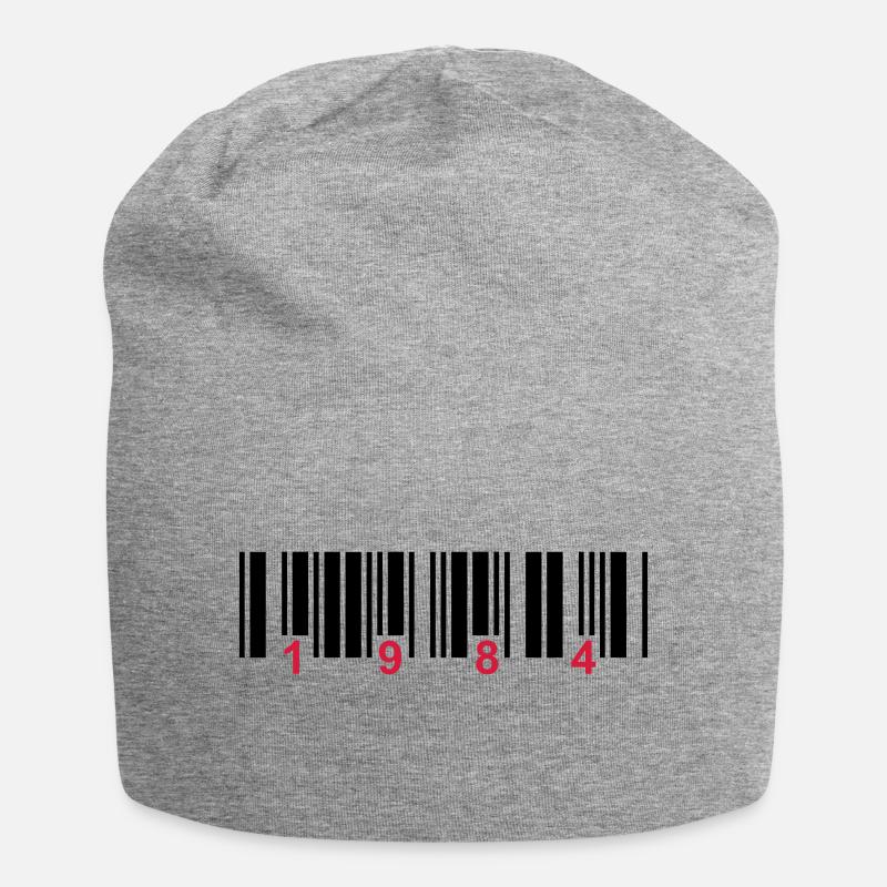 barcode 1984 - Bonnet en jersey - gris chiné