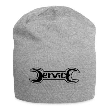 service - Jersey-Beanie - Grau meliert - Vorne