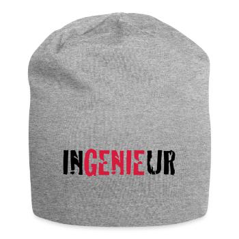 ingenieur - Jersey-Beanie - Grau meliert - Vorne