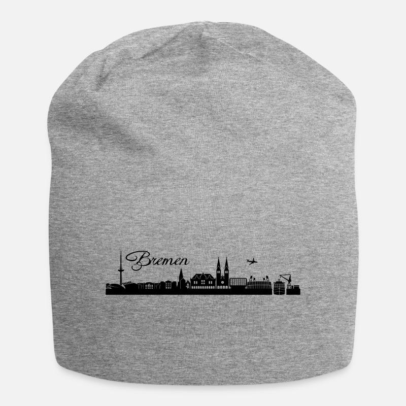 Bremer Skyline - Jersey-Beanie - Grau meliert