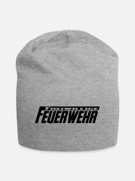 freiwillige Feuerwehr - Jersey-Beanie - Grau meliert