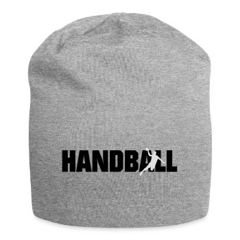 Handball Schriftzug - Jersey-Beanie - Grau meliert - Vorne