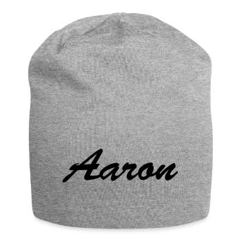 Aaron - Jersey-Beanie - Grau meliert - Vorne