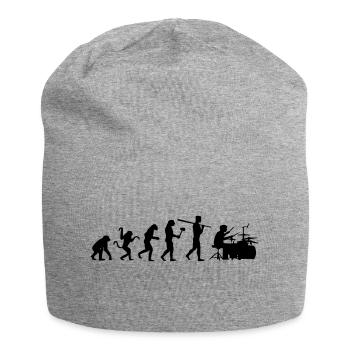MUSIC EVOLUTION! - Jersey Beanie - heather grey - Front