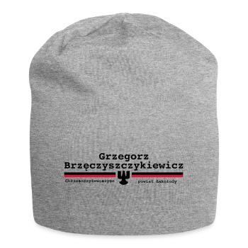 Grzegorz B. - Jersey-Beanie - Grau meliert - Vorne