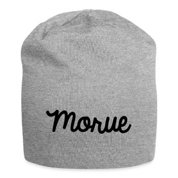 Morue - Bonnet en jersey - gris chiné - Devant