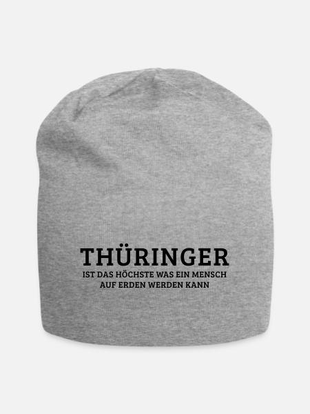 Thüringer – Thüringen (dh - Jersey-Beanie - Grau meliert
