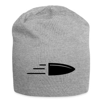 bullet Munition Kugel Geschoss Waffe - Jersey-Beanie - Grau meliert - Vorne