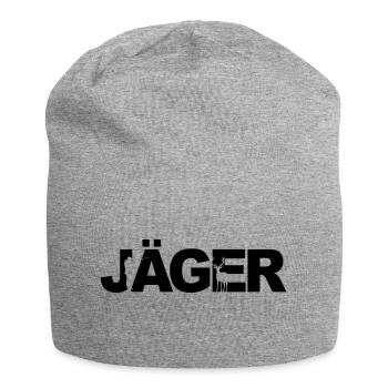 Jäger - Jersey-Beanie - Grau meliert - Vorne