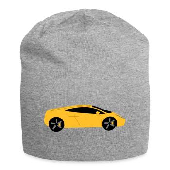 Voiture voiture de sport véhicule - Bonnet en jersey - gris chiné - Devant