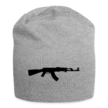 ak47 - Jersey-Beanie - Grau meliert - Vorne