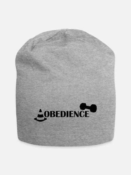Obedience - Jersey-Beanie - Grau meliert