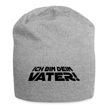 ich_bin_dein_vater_15x5_1f - Jersey-Beanie - Grau meliert - Vorne