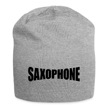 saxophone - Jersey Beanie - heather grey - Front