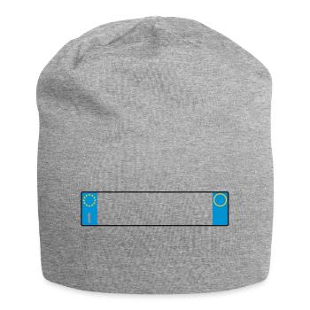 license plate Italy_g1 - Jersey Beanie - heather grey - Front