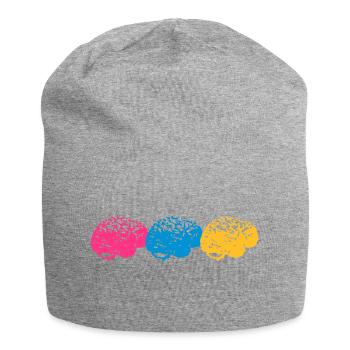 Brains - Jersey Beanie - heather grey - Front