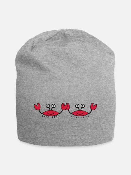 Crabs - Jersey-Beanie - Grau meliert
